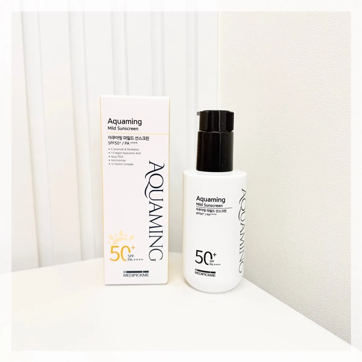 MEDIPICKME Aquaming Mild Sunscreen 150ml pump bottle
