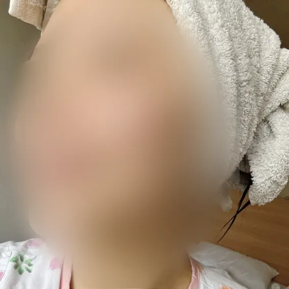 선크림 마무리 후 수분광 피부