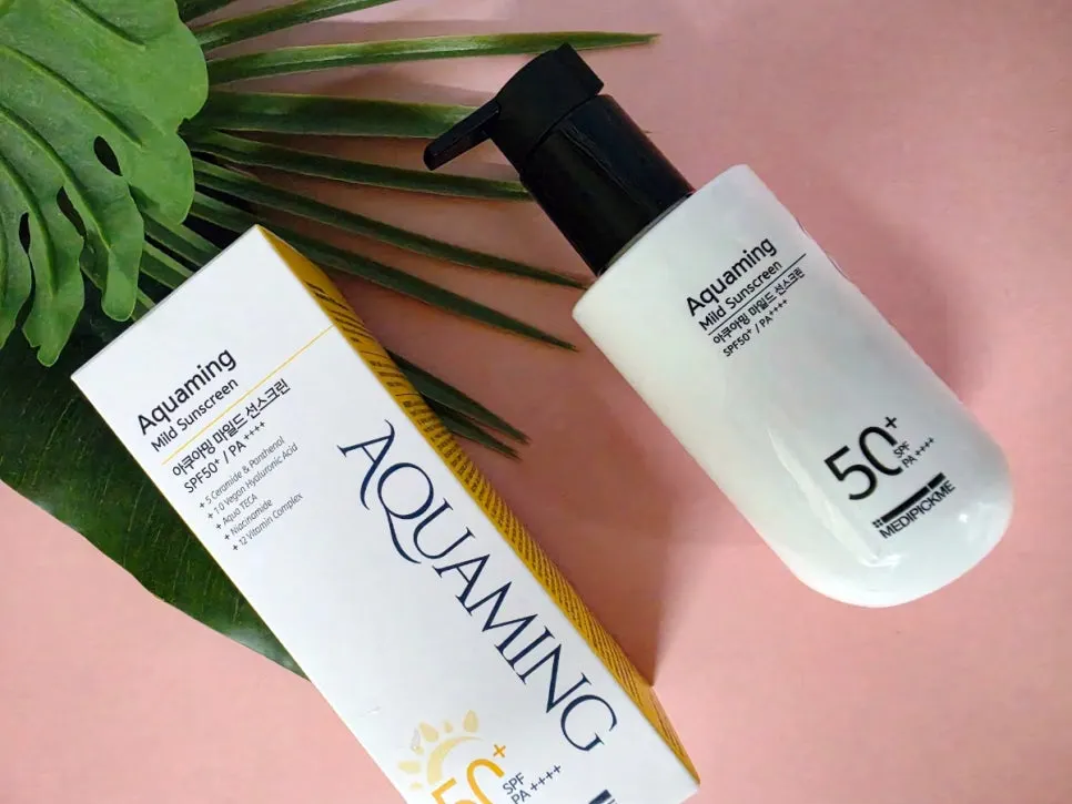Styled shot of the face-and-body sunscreen for the whole family