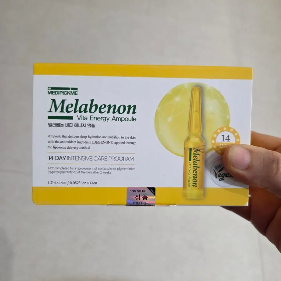 Melabenone Vita Energy Ampoule product set