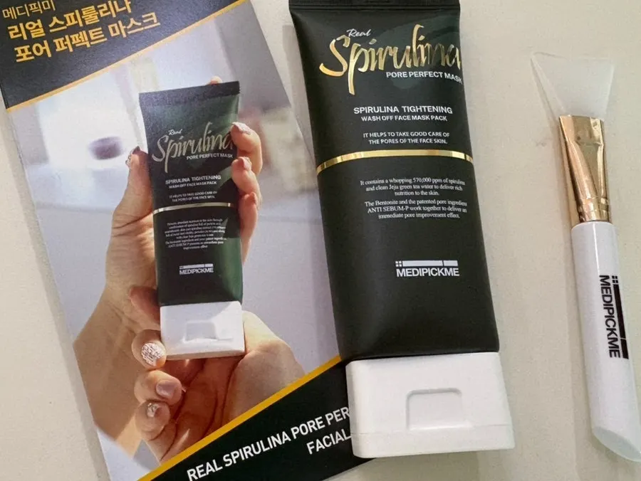 Spirulina mask product