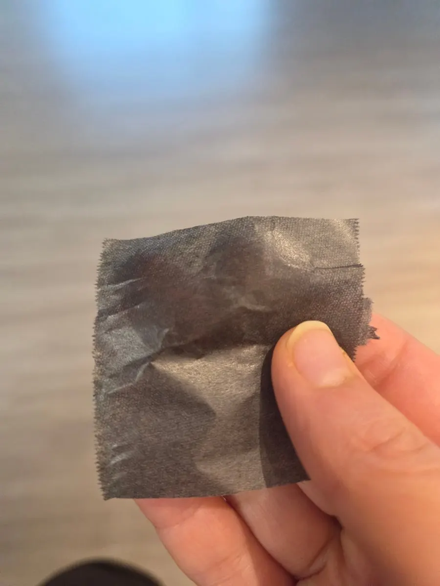 Oil blotting paper used for makeup touch-ups