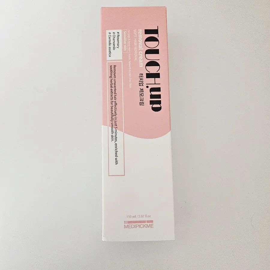 Packaging of MEDIPICKME hair removal cream for self use