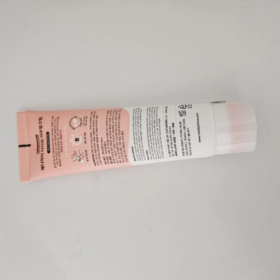 Hair removal cream tube with silicone tip attached