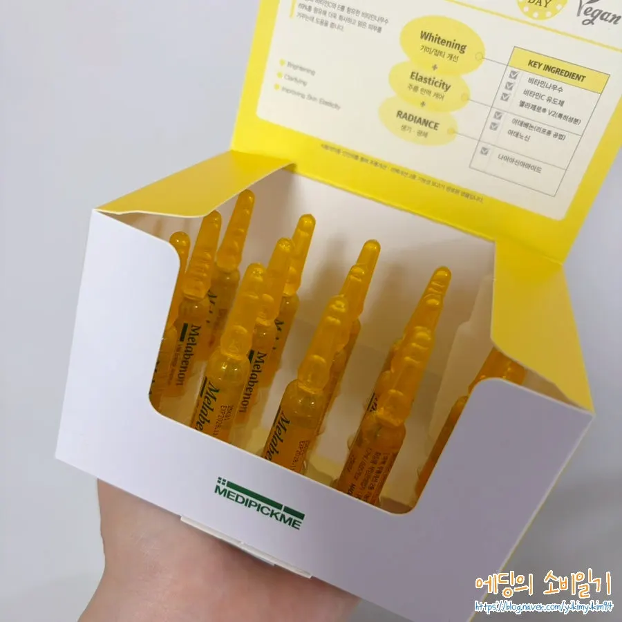 Ampoule package with completed-test statements