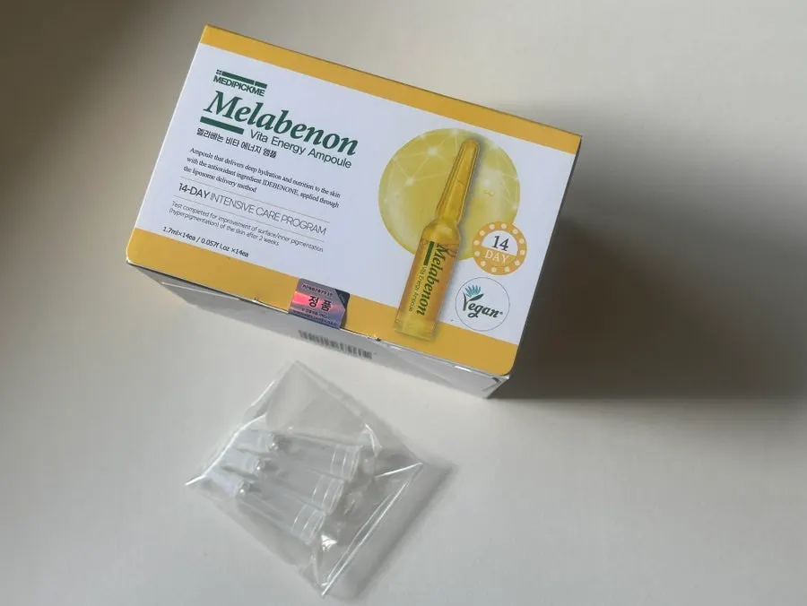 Exterior of the MEDIPICKME ampoule set