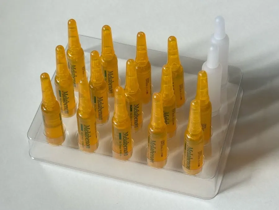 Ampoule used in the morning and at night