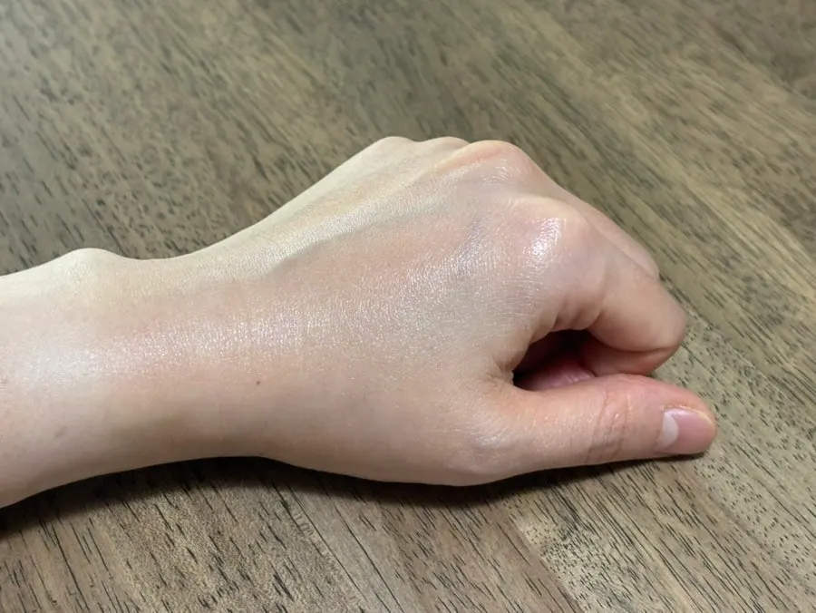 대용량 선스크린 사용 전후 비교