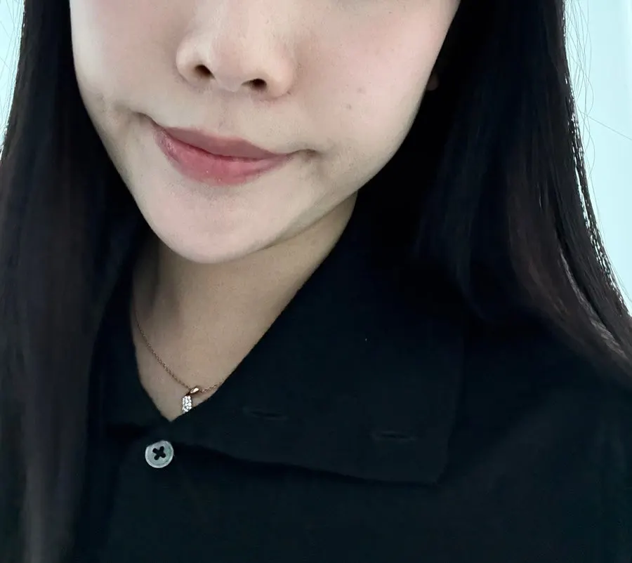 휴대용 페이스 롤 기름종이 마무리 모습