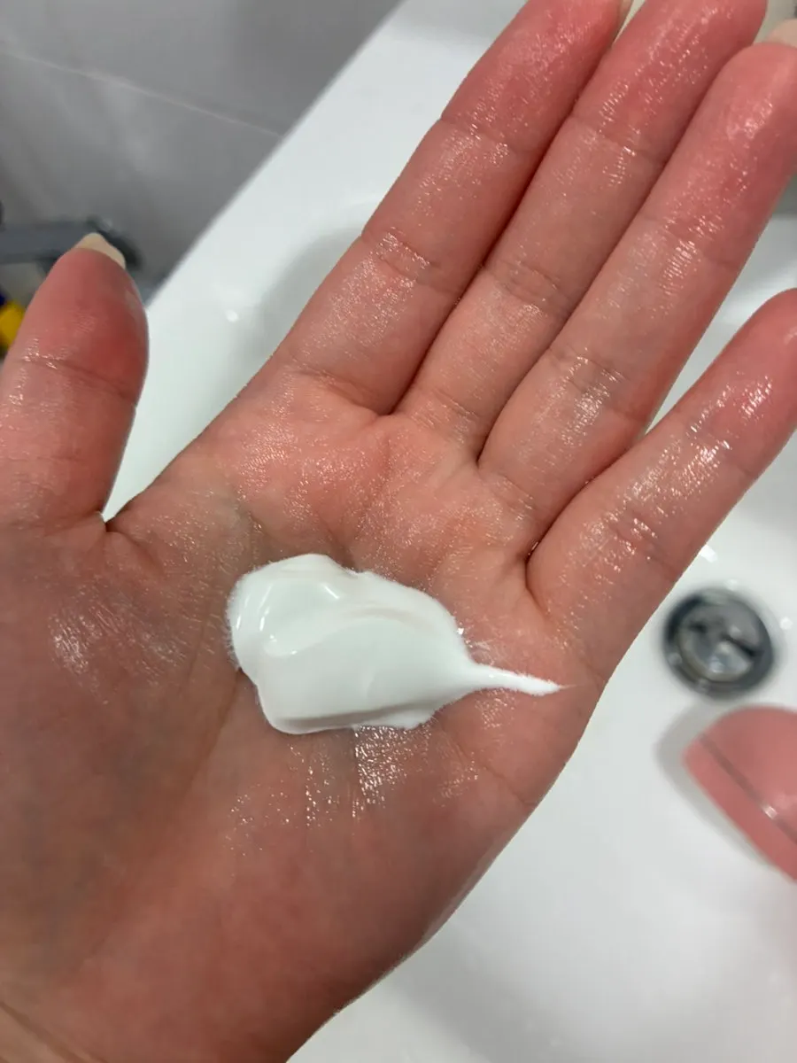 Tone-up product used in a shower routine