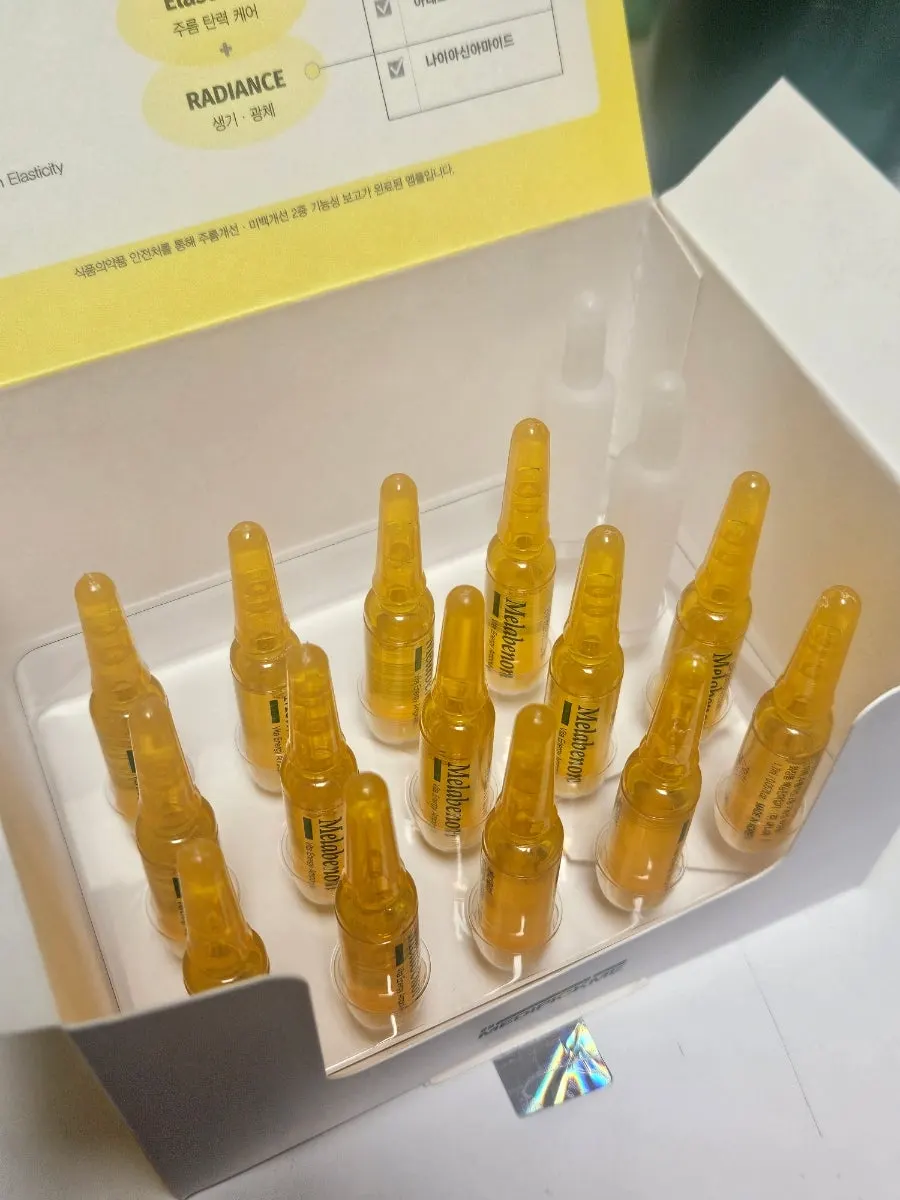 Individually packaged MEDIPICKME Melabenone Vita Energy Ampoules