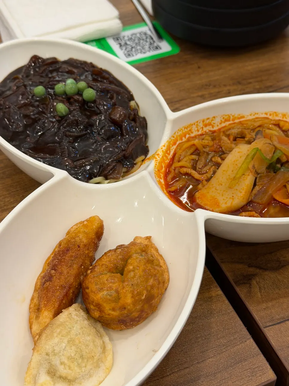 Mayway's solo set menu spread
