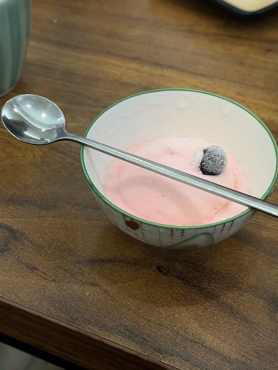 Dessert served after the meal