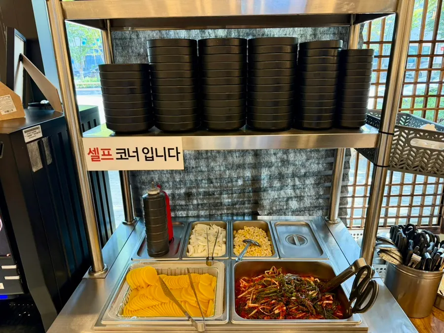 메이웨이 광주첨단점 셀프바 전경