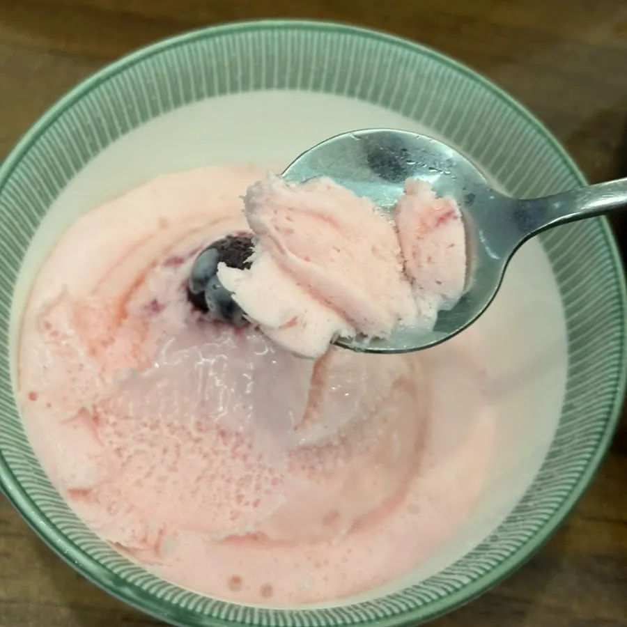 Cup of ice cream enjoyed as a finish