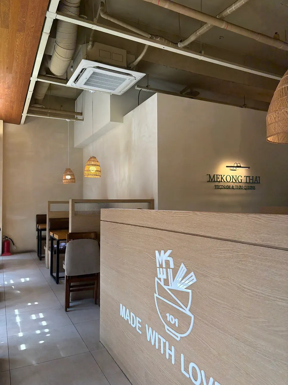Tidy interior of Mekong Thai Sejong Lake Park Branch