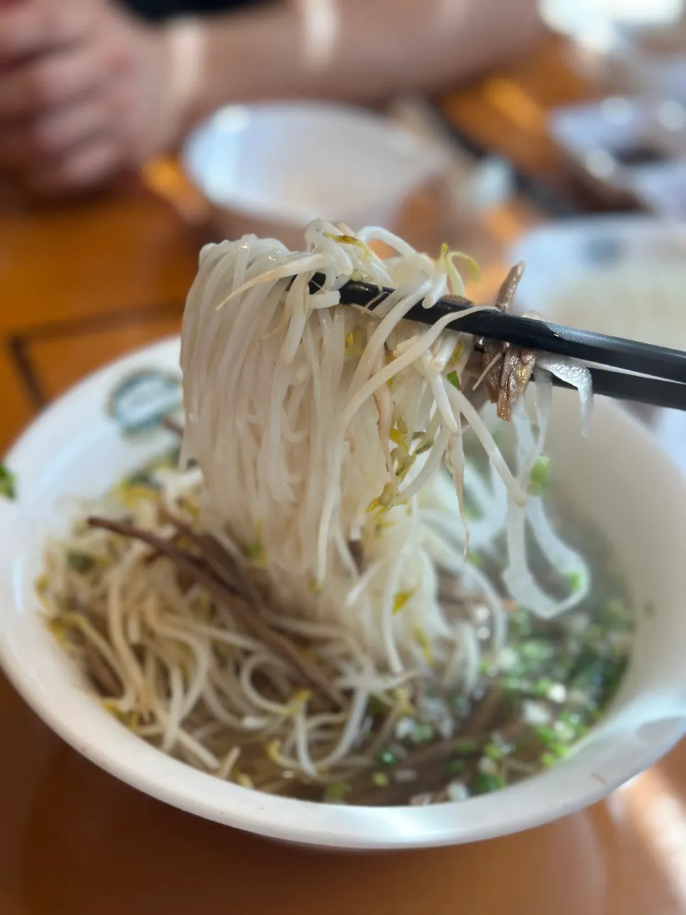 A bowl of Mekong Thai beef pho