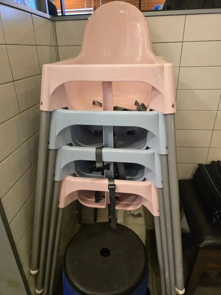Baby chair available at the restaurant