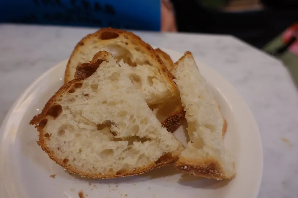 Added sourdough bread order