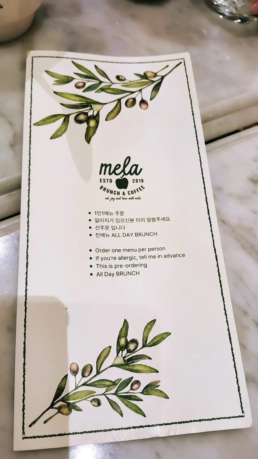 MELA brand story explaining that mela means apple in Italian