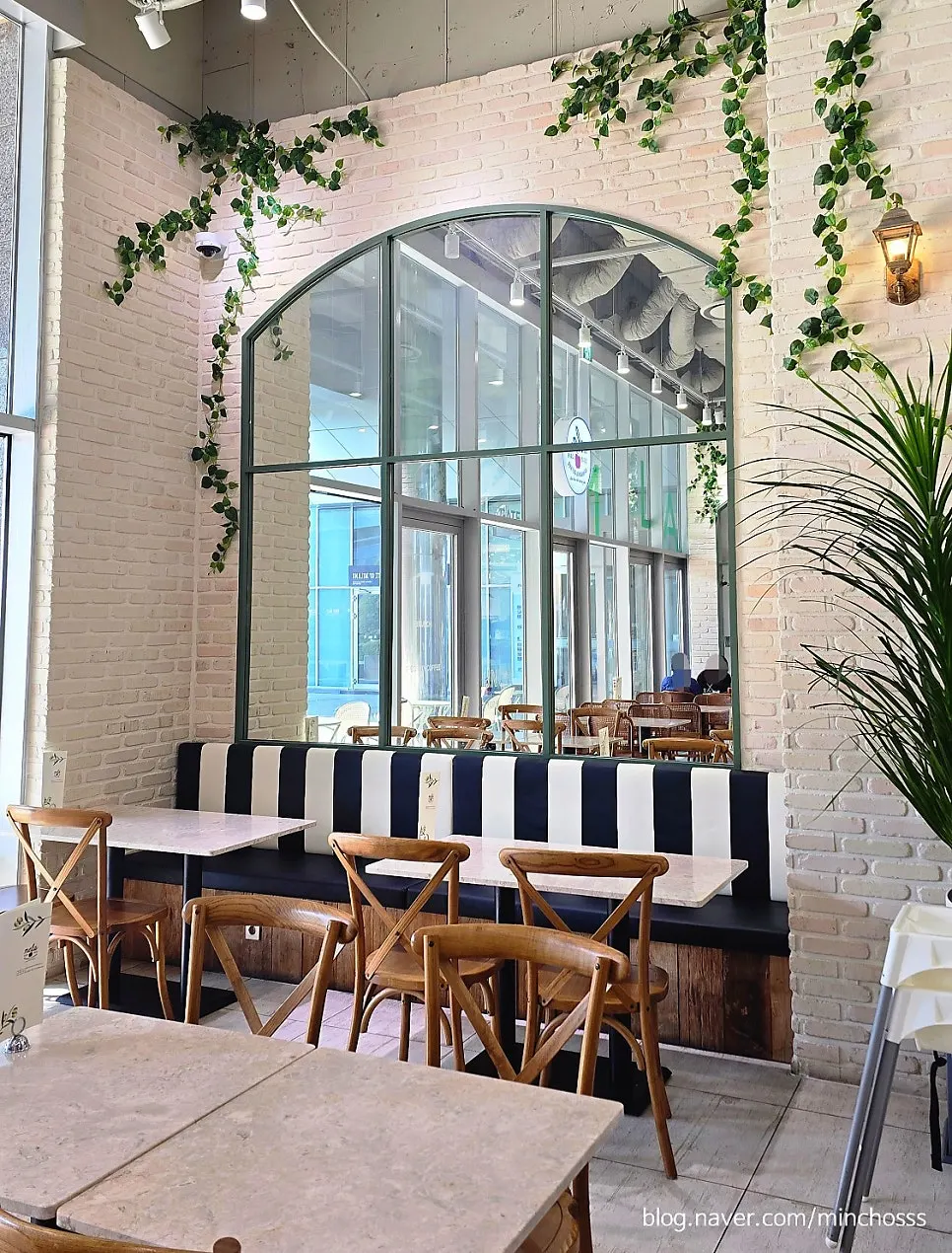 Window seating at Mela Times Square