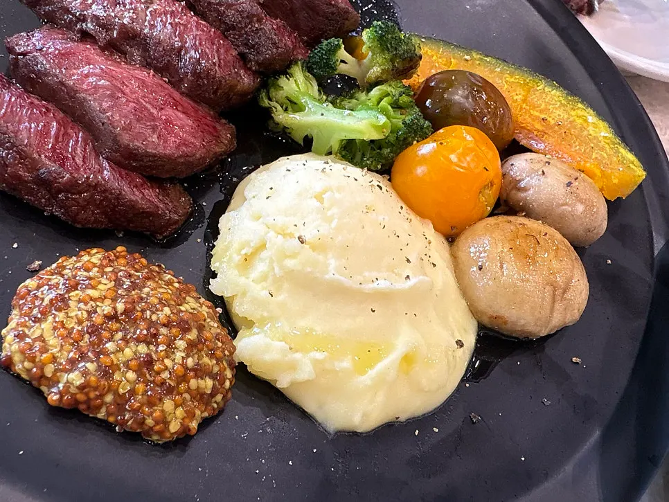 Plate of Mela's Chuck Flap Steak
