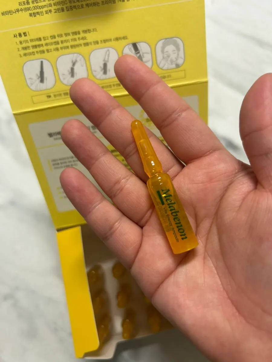 Ampoule set for 2-week intensive care