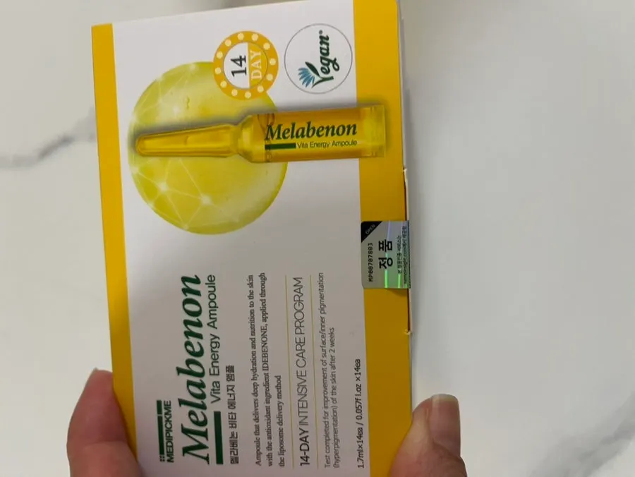 MEDIPICKME Vita Energy Ampoule set contents
