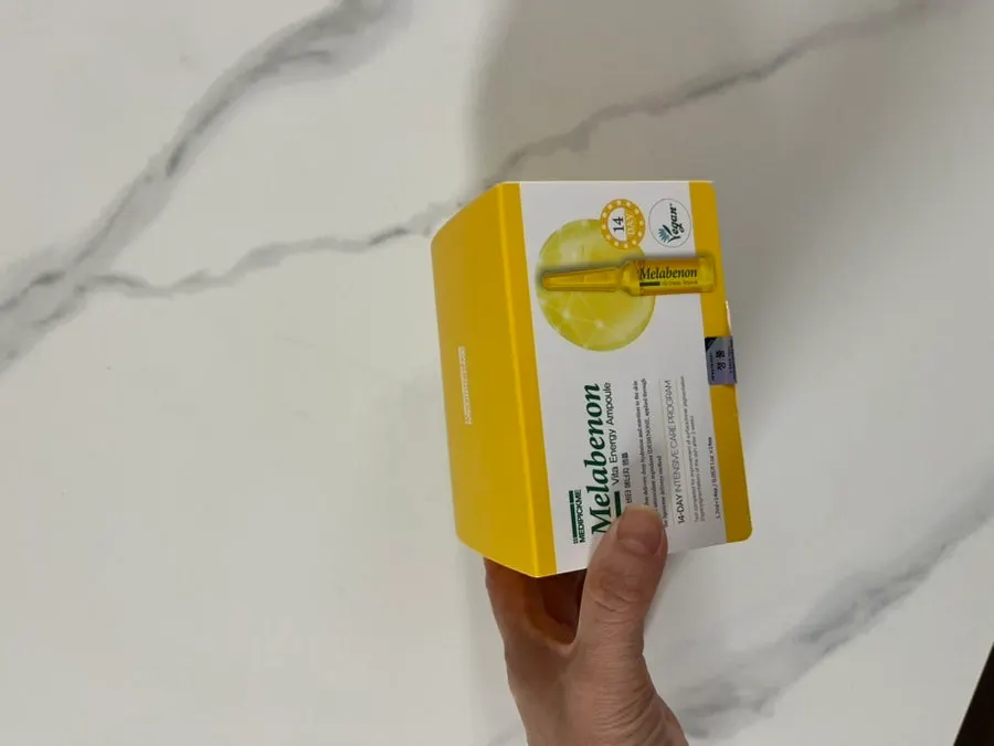 MEDIPICKME ampoule box and authenticity sticker