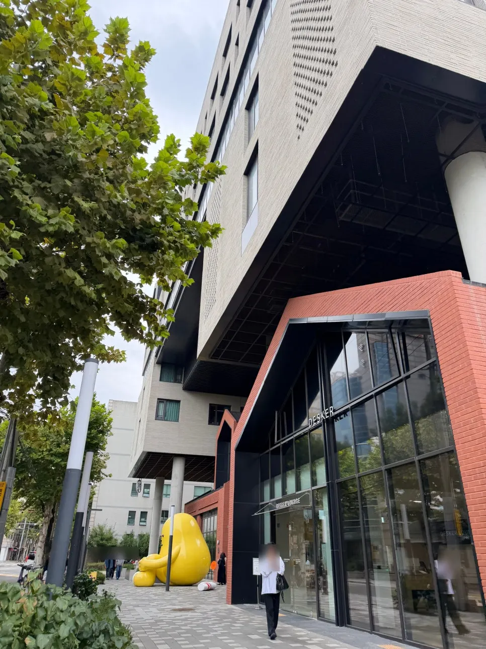 Exterior of the MELA Hongdae building