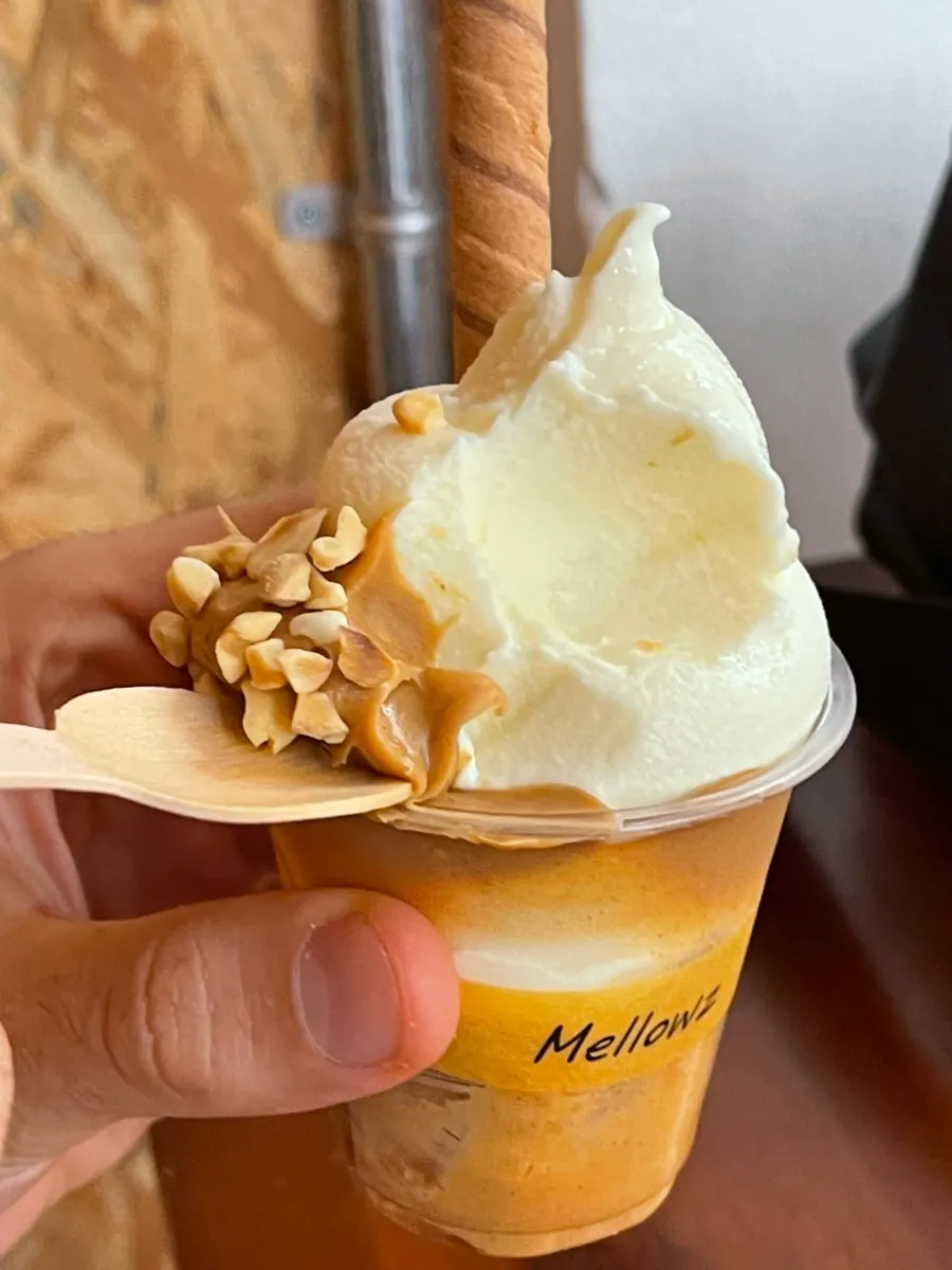 멜로우즈 피넛버터맛 소프트아이스크림