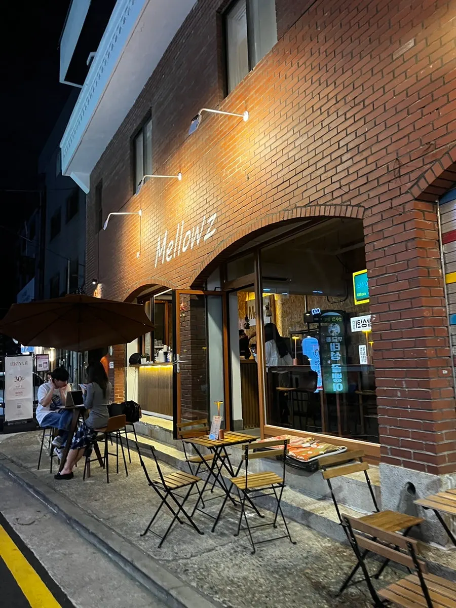 ソウルの森・トゥクソム駅カフェMellowsの外観