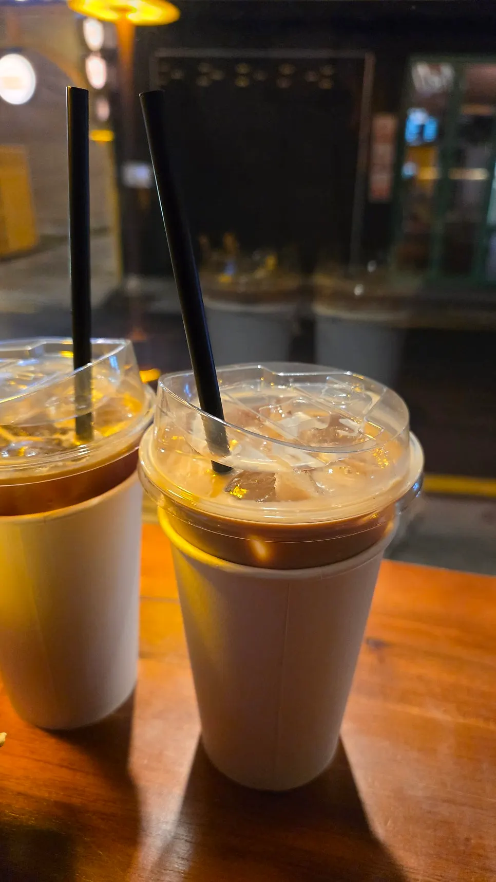 Close-up of the peanut butter soft serve