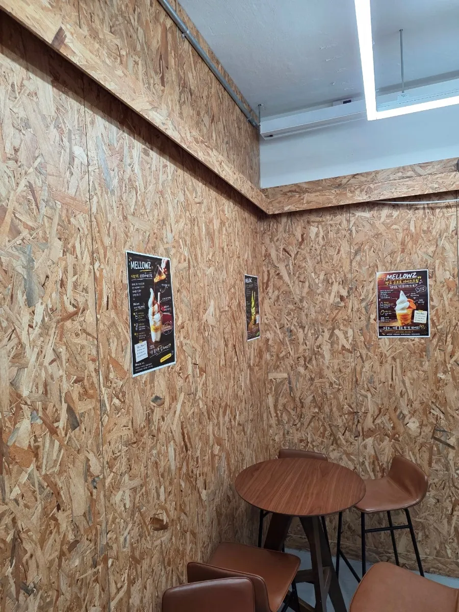 Full view of Mellows' storefront entrance