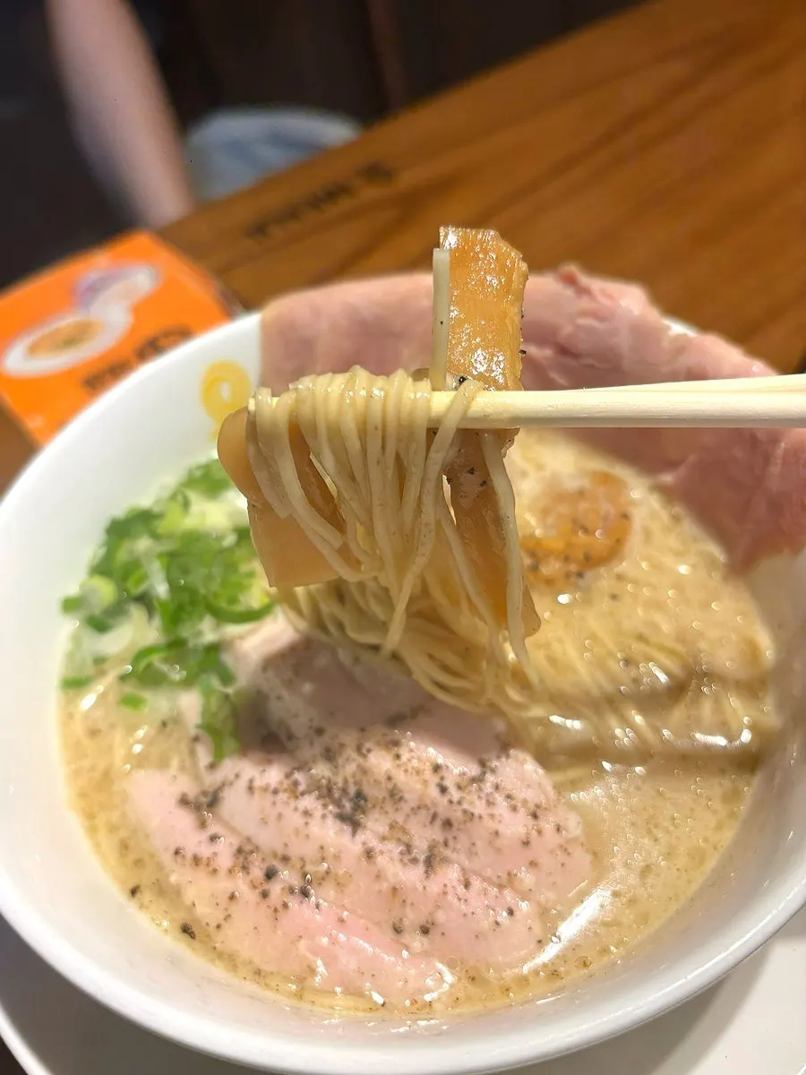 Table spread with ramen and tonkatsu set ordered together