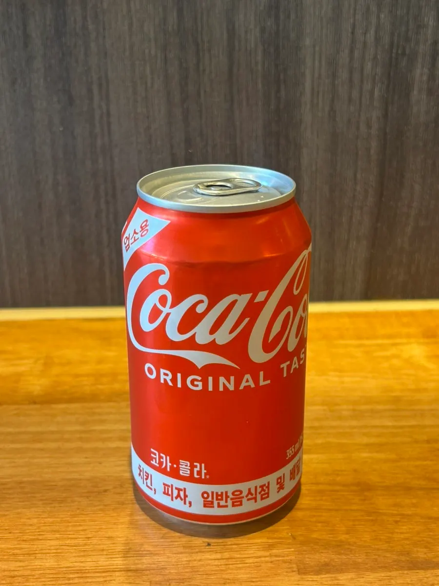 Regular cola ordered with the ramen