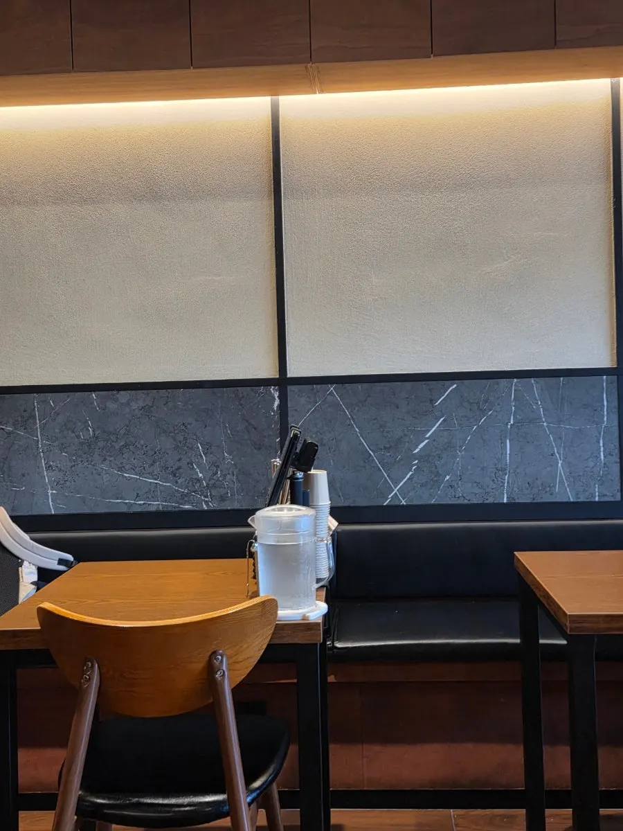 Four-person table for group seating