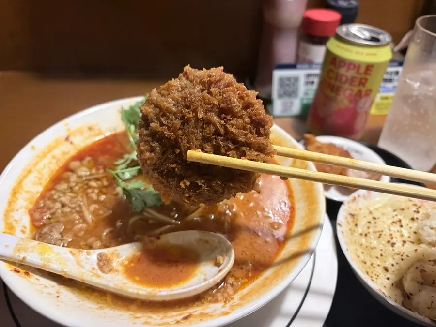 바삭한 한우카츠 단면