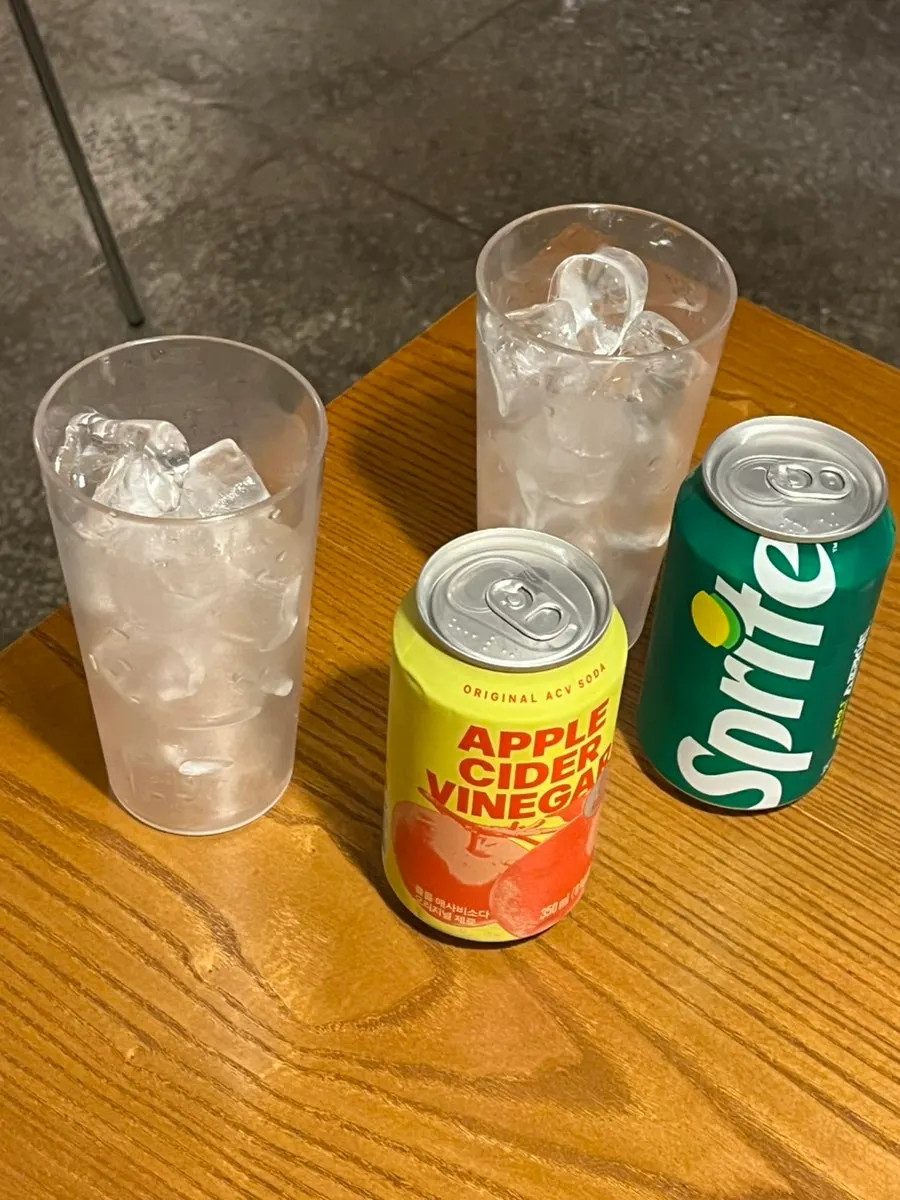 세트메뉴로 먼저 나온 음료