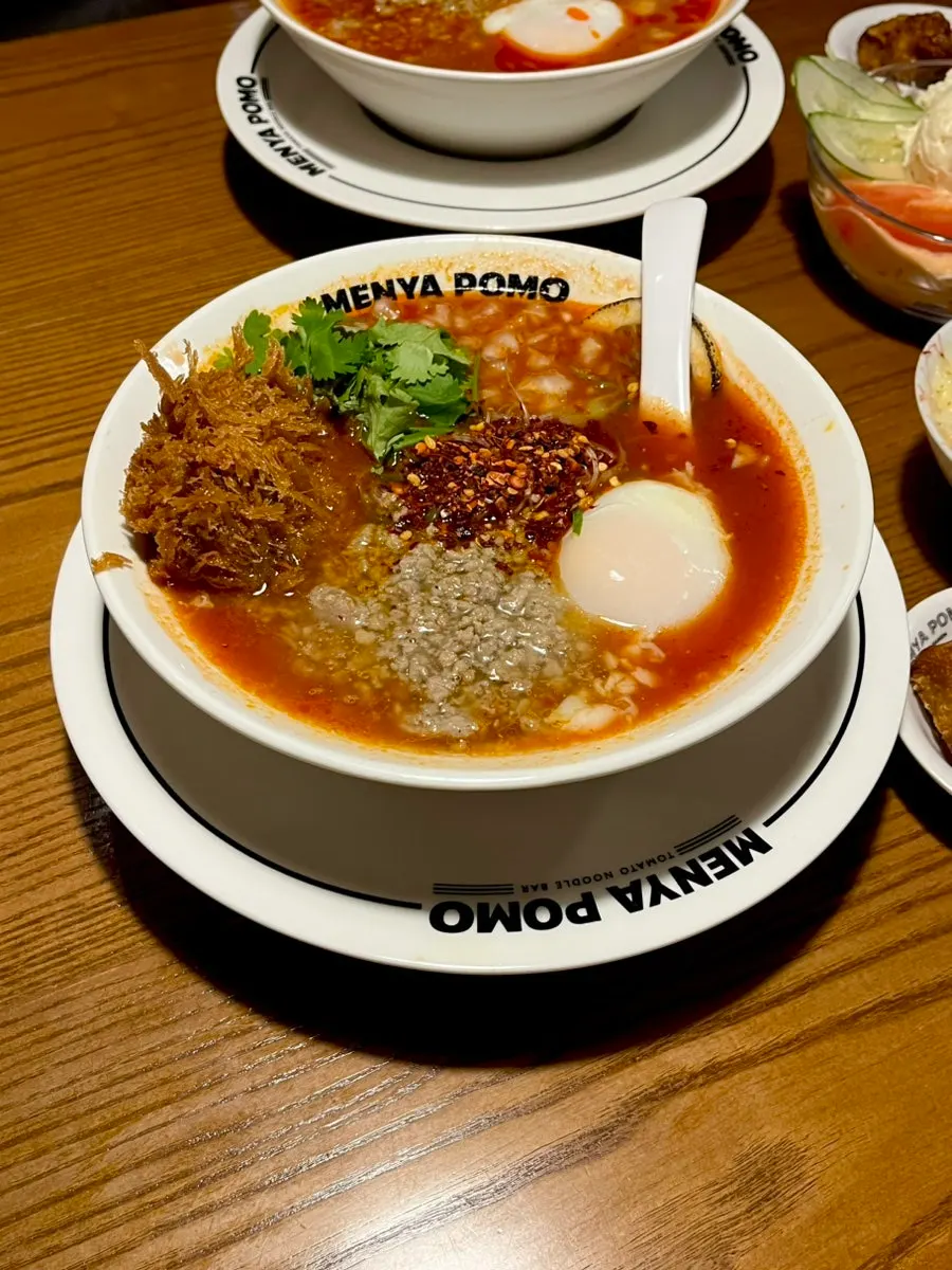 토마토라멘 면과 국물