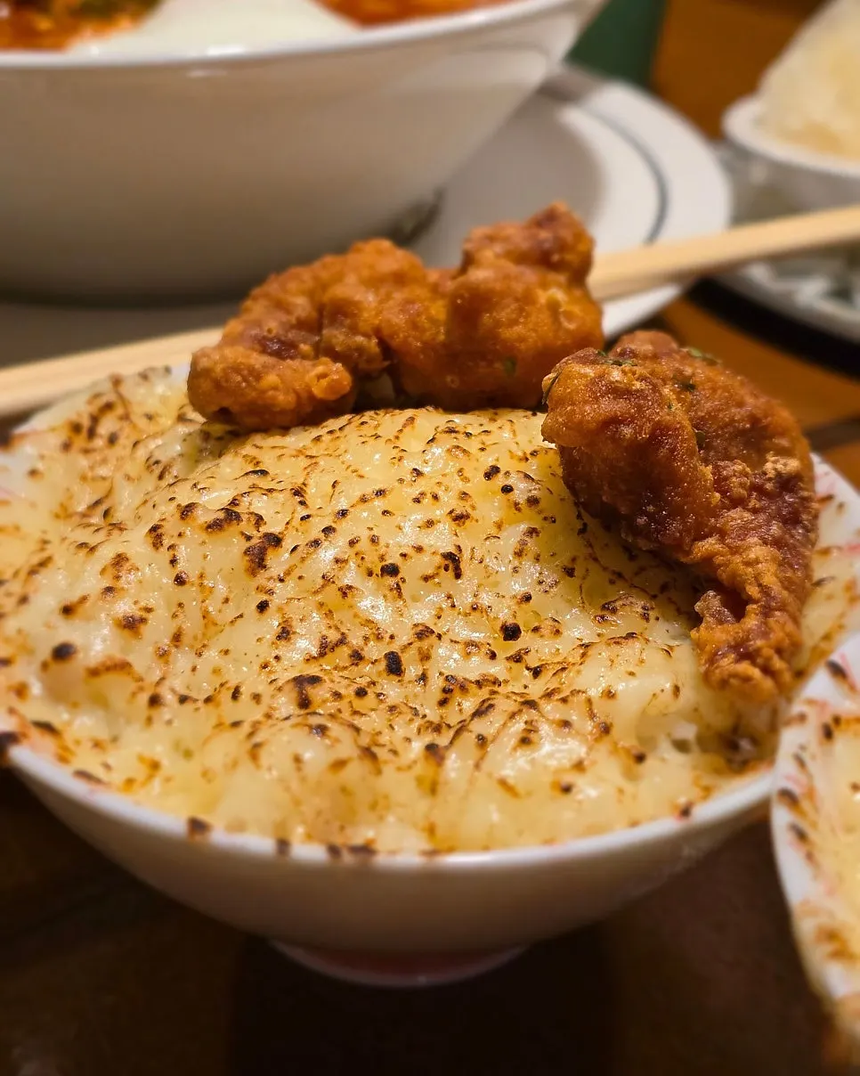 리조또밥을 넣기 전 라멘 그릇