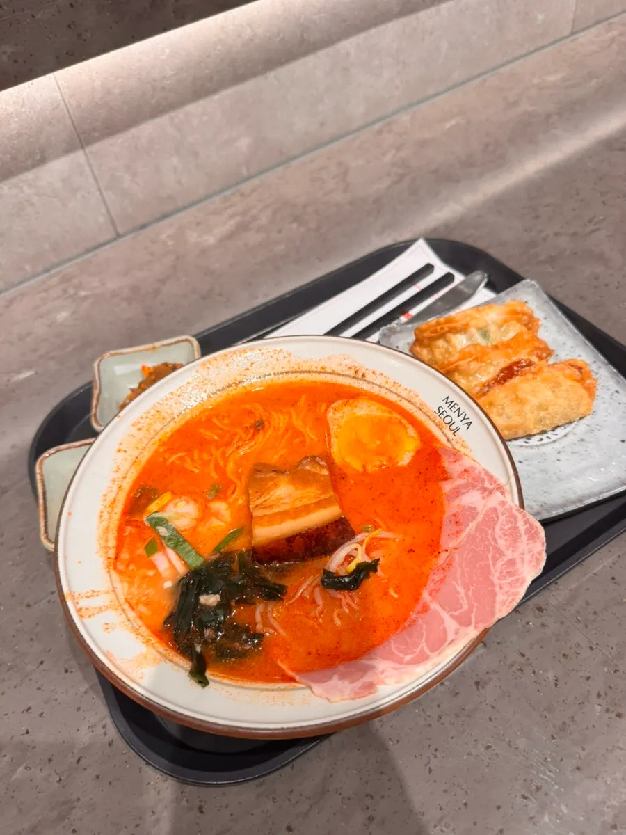 멘야서울 롯데백화점 인천점 라멘 한 그릇