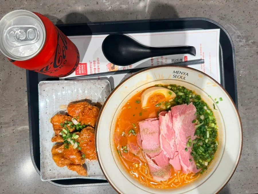 A bowl of spicy char siu ramen