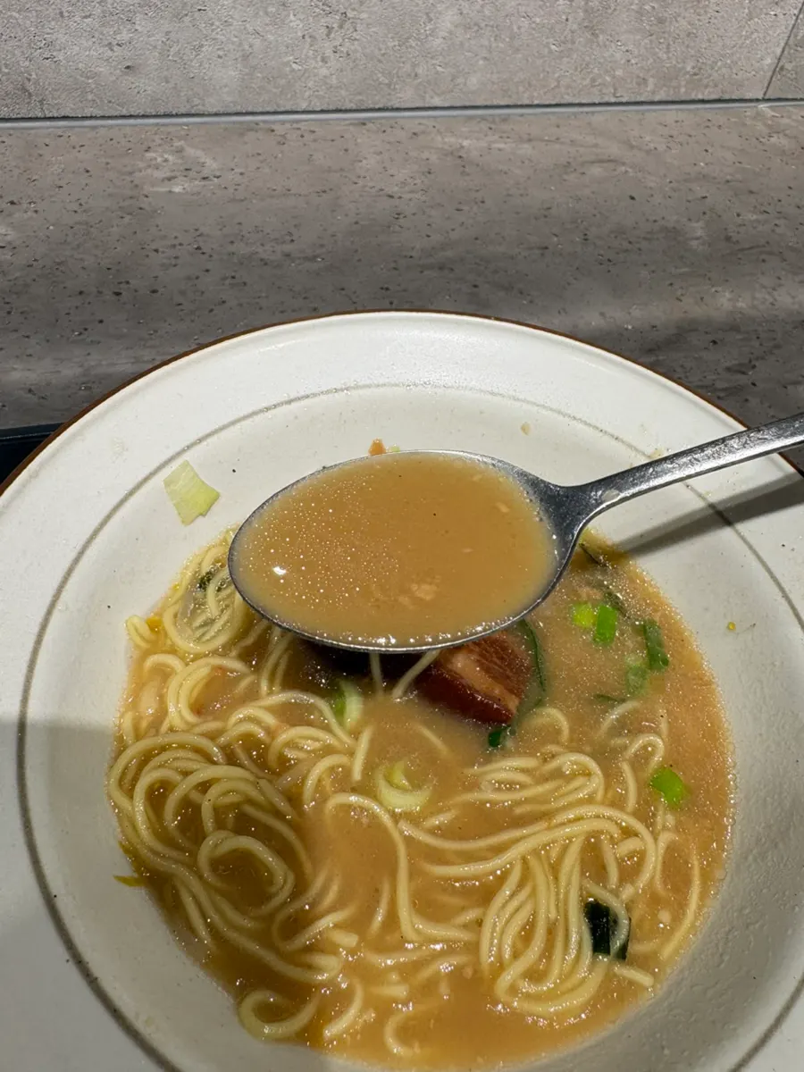 Dongpo pork char siu ramen set with sweet soy chicken rice bowl