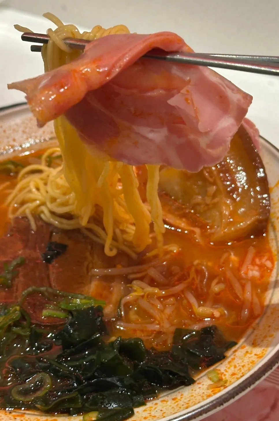 얼큰동파육차슈라멘 동파육과 면