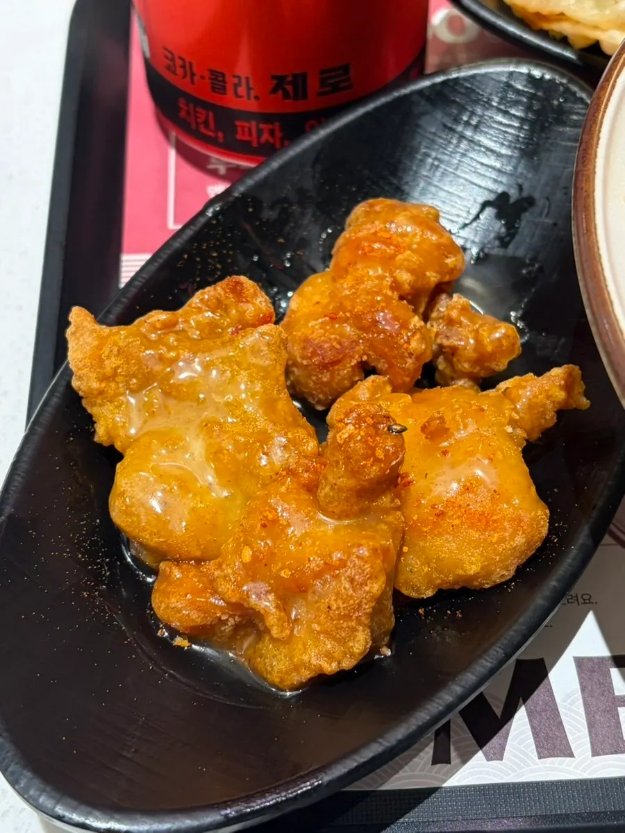 Karaage chosen as the set side dish