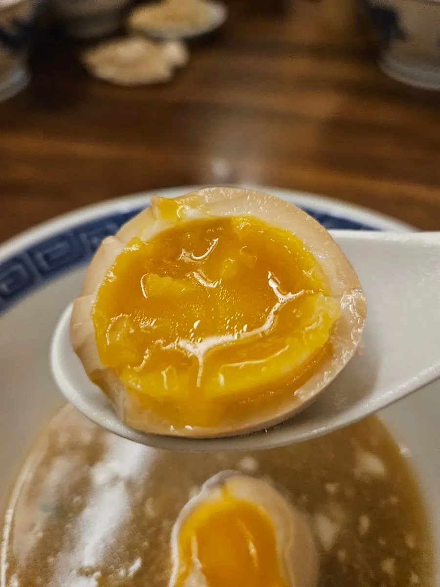 먹고 난 츠케멘 그릇