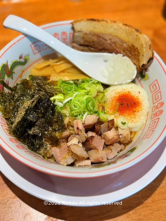 Mentsuru's abura soba served 10 minutes after ordering
