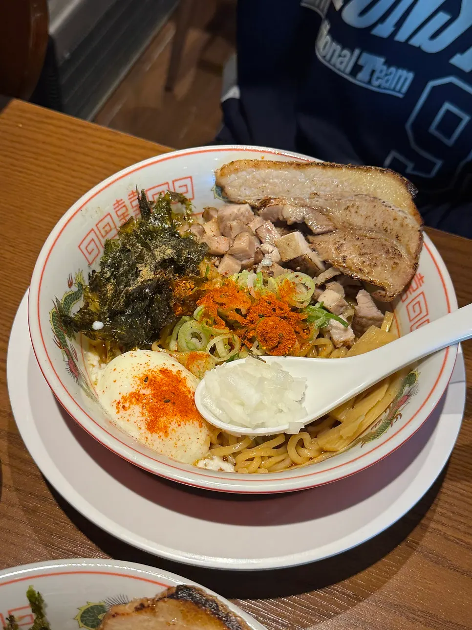 아부라소바 매운맛 한 그릇
