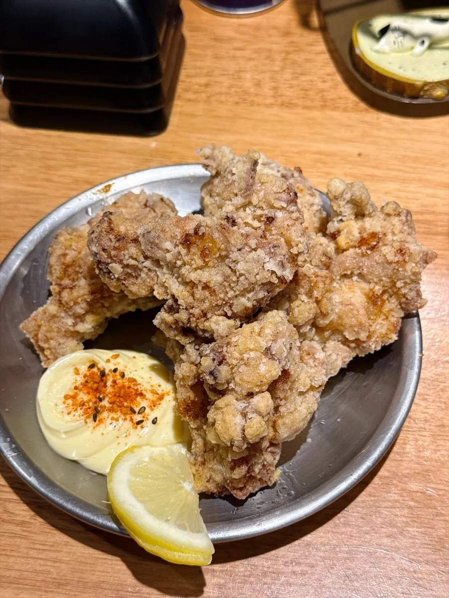 멘츠루 수제치킨가라아게 한 접시